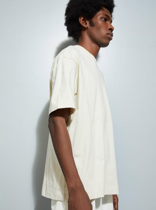 URB_N Men Oversized Solid T-shirt