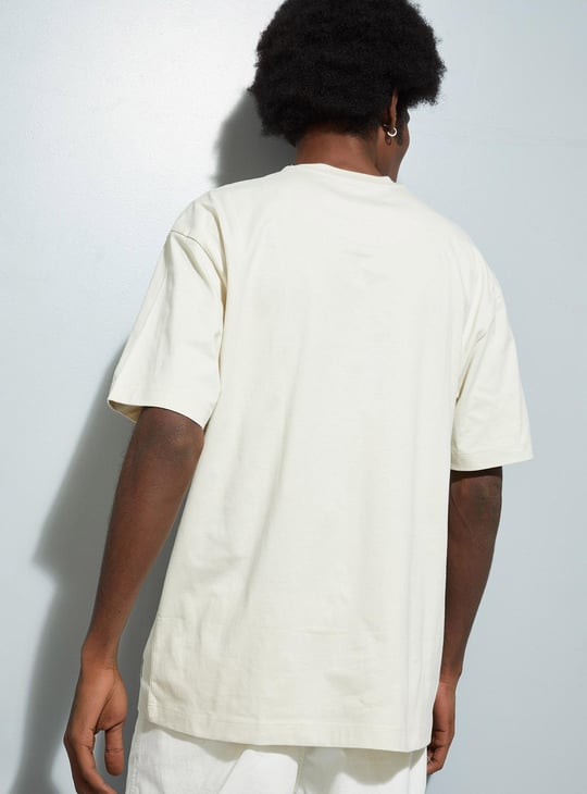 URB_N Men Oversized Solid T-shirt