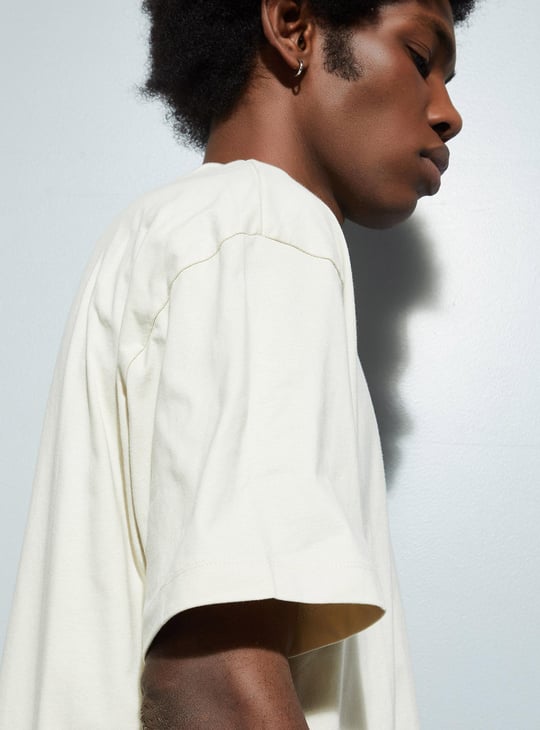 URB_N Men Oversized Solid T-shirt