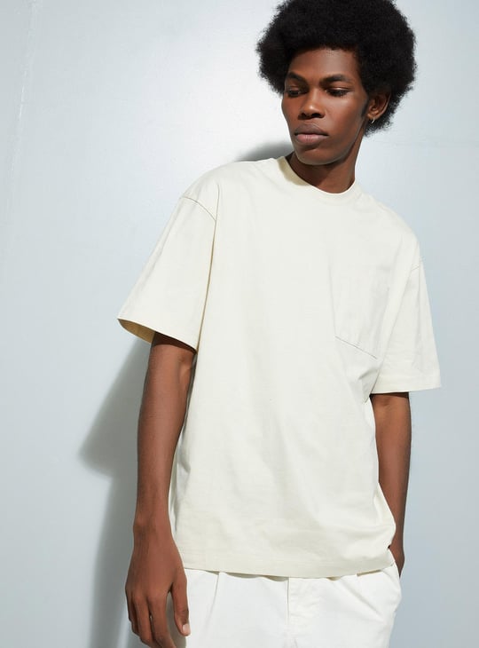 URB_N Men Oversized Solid T-shirt