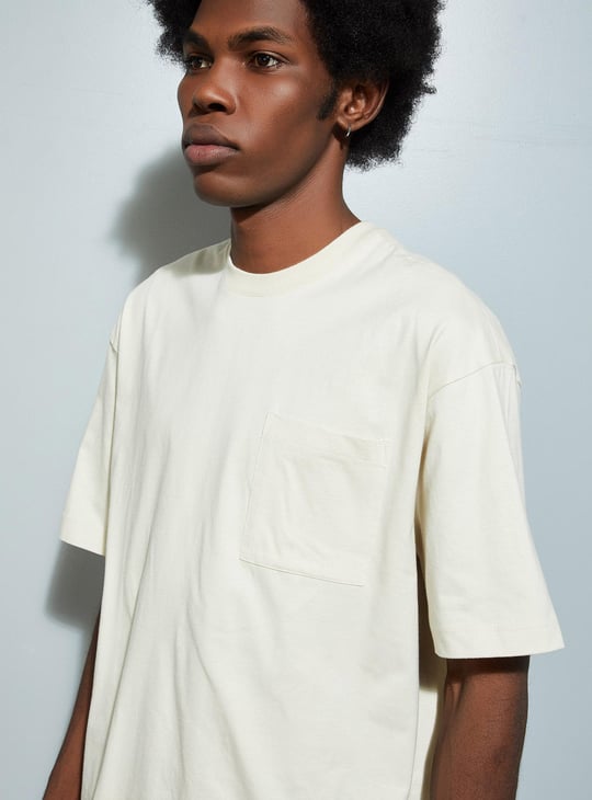 URB_N Men Oversized Solid T-shirt