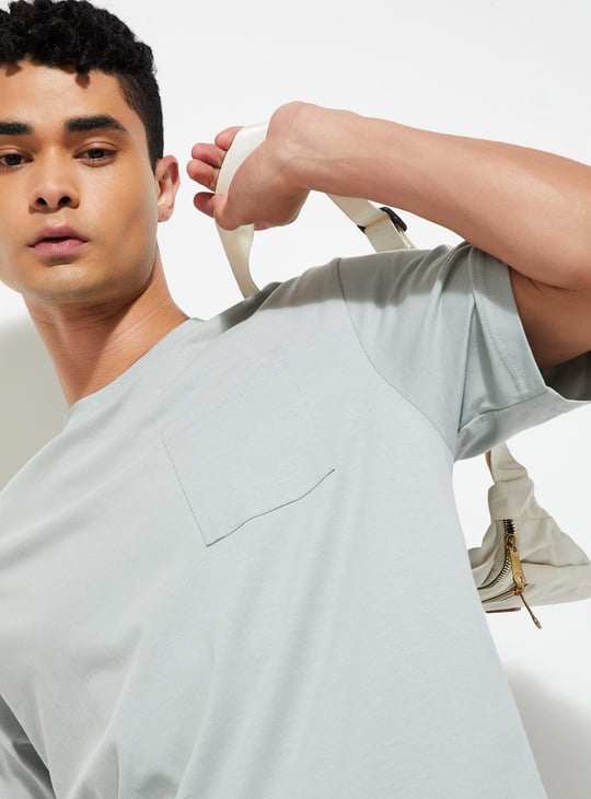 URB_N Men Oversized Solid T-shirt
