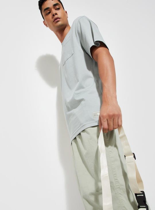 URB_N Men Oversized Solid T-shirt