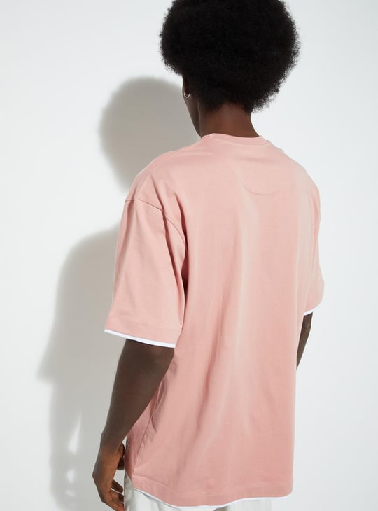 URB_N Men Oversized Solid T-shirt