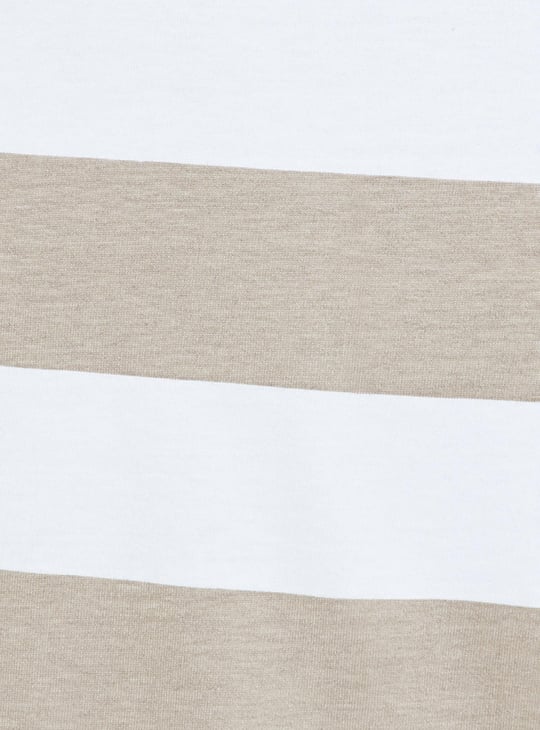 URB_N Men Oversized Striped T-shirt