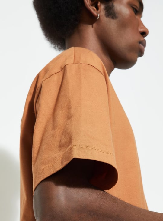 URB_N Men Oversized Back Printed T-shirt