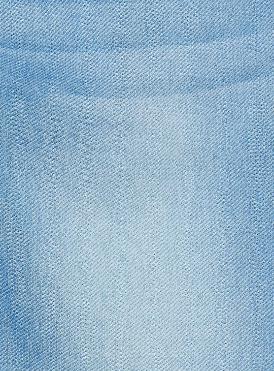 Girls Washed Denim Joggers