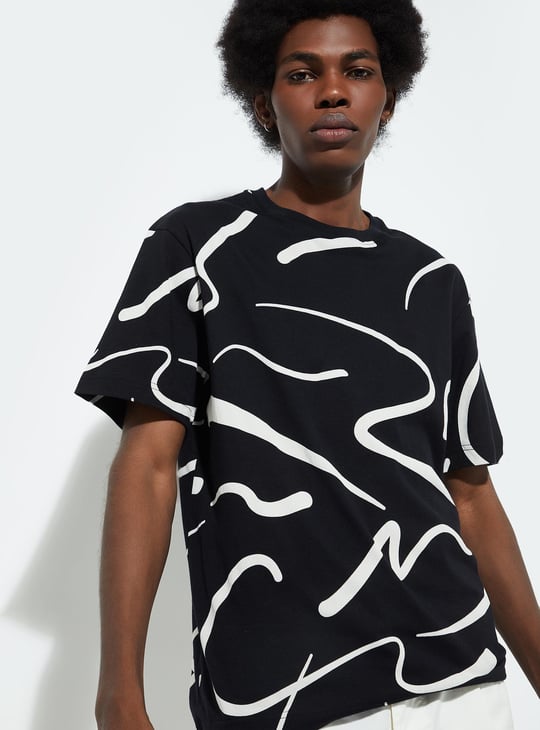 URB_N Men Regular Fit Printed T-shirt