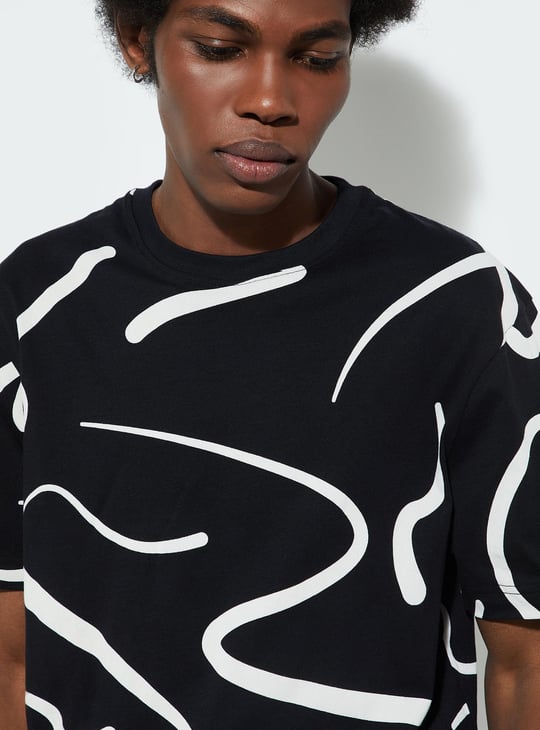 URB_N Men Regular Fit Printed T-shirt