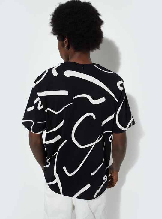 URB_N Men Regular Fit Printed T-shirt