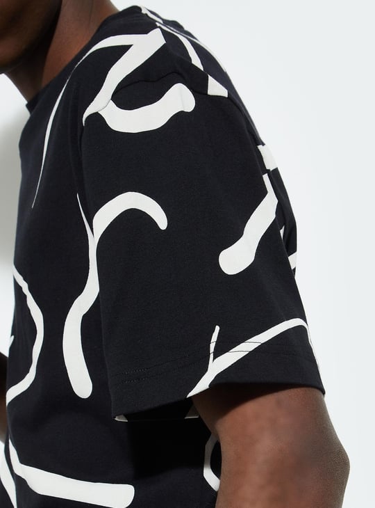 URB_N Men Regular Fit Printed T-shirt