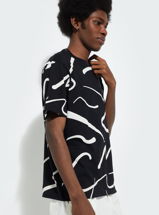 URB_N Men Regular Fit Printed T-shirt