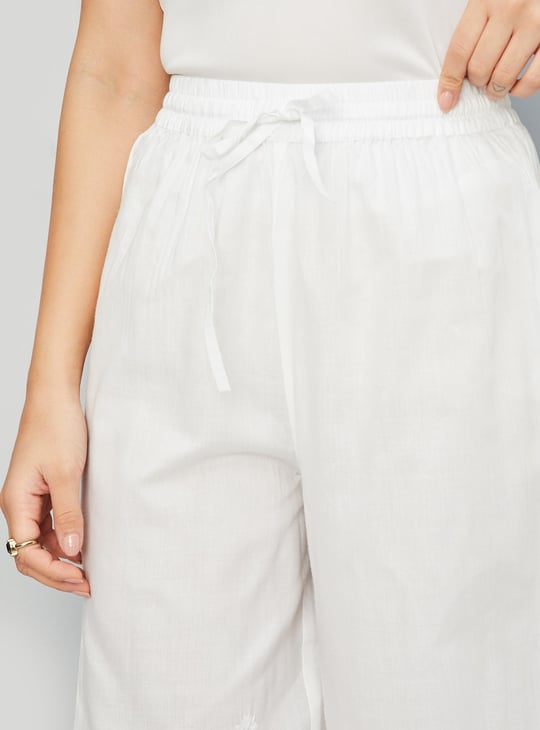 Women Embroidered Palazzos