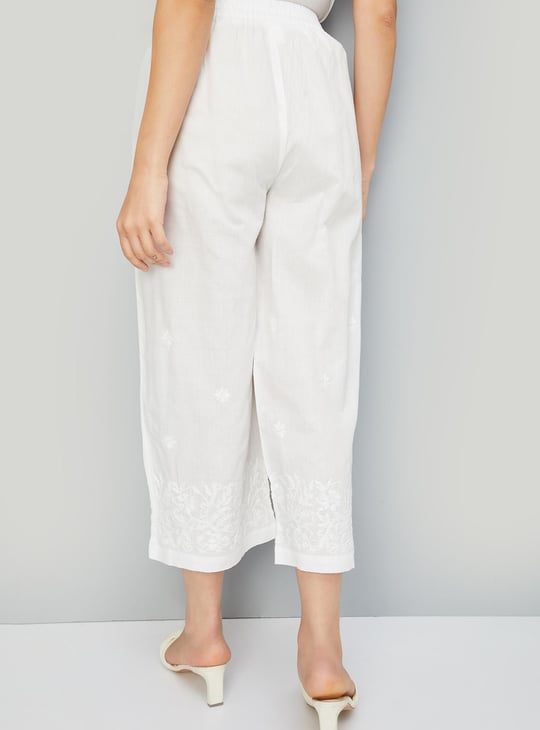 Women Embroidered Palazzos