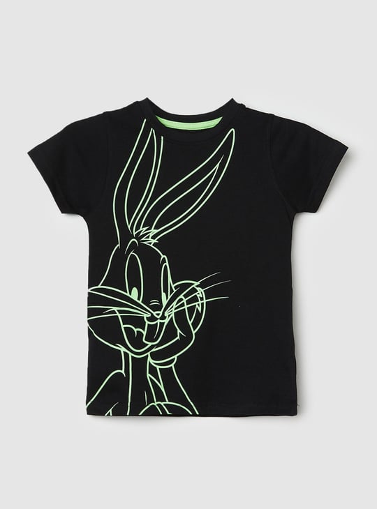 Boys Bugs Bunny Print T-shirt