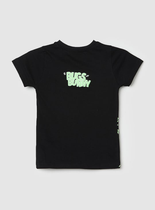 Boys Bugs Bunny Print T-shirt