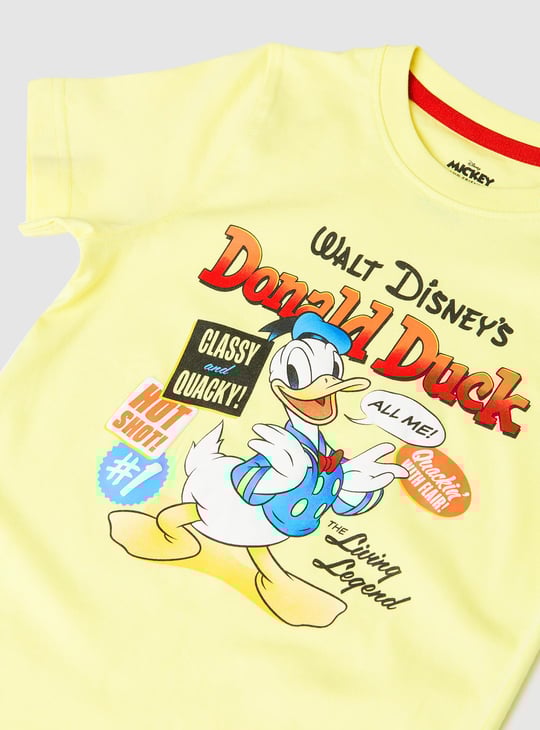 Boys Donald Duck Printed T-shirt