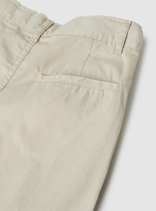 Boys Solid Regular Fit Trousers