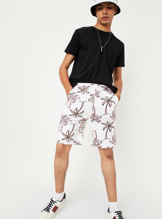 Boys Printed Knit Shorts