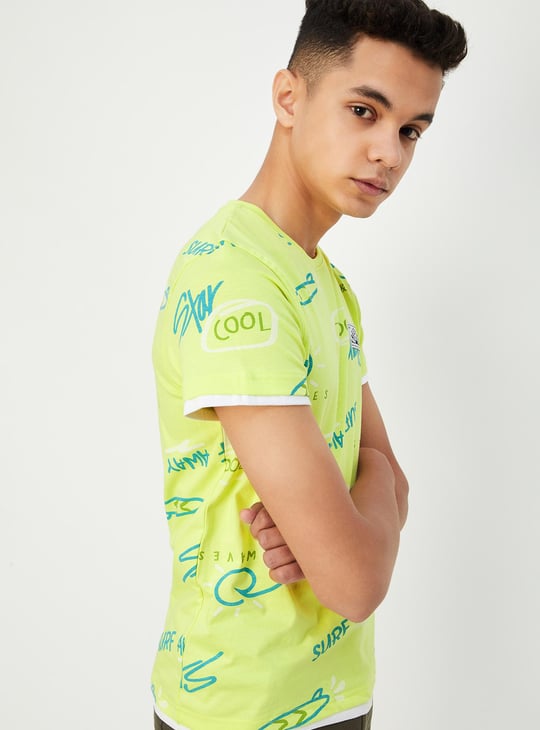 Boys All-Over Printed T-shirt