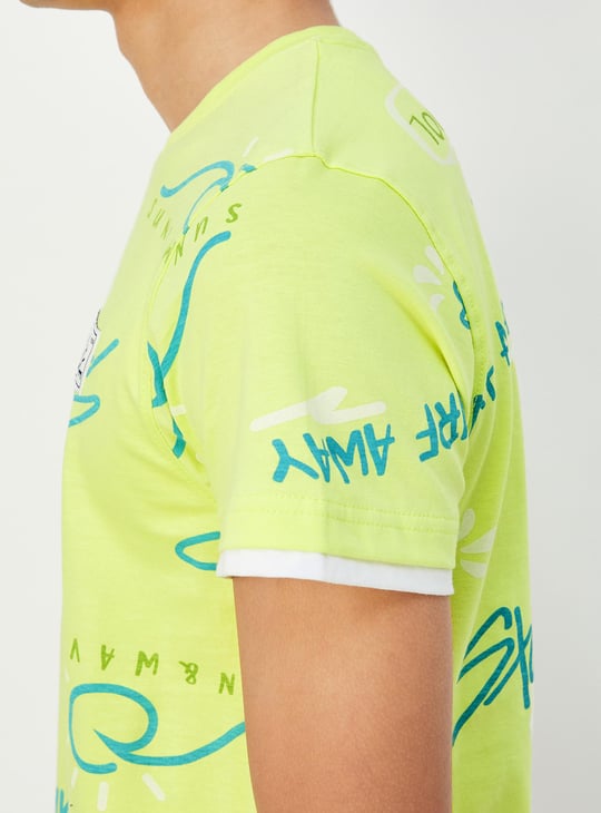 Boys All-Over Printed T-shirt