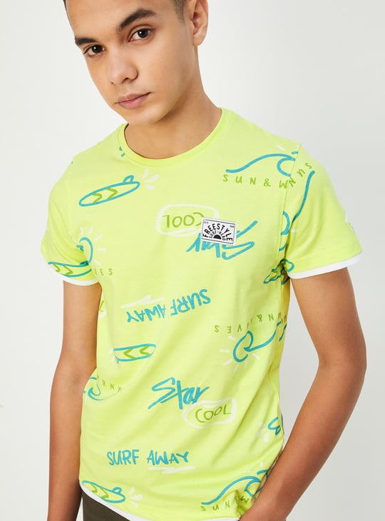 Boys All-Over Printed T-shirt