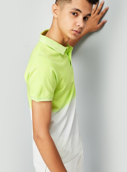 Boys Ombre Polo T-shirt
