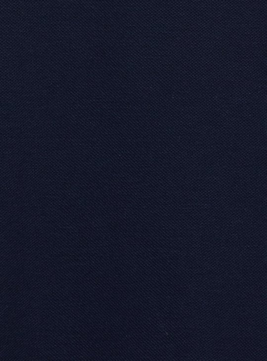 Boys Solid Zipper Polo T-shirt