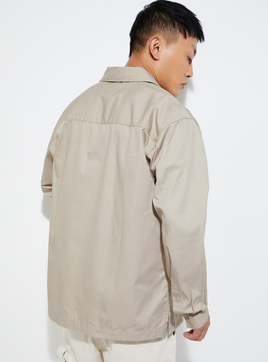 URB_N Men Relaxed Fit Solid Shirt