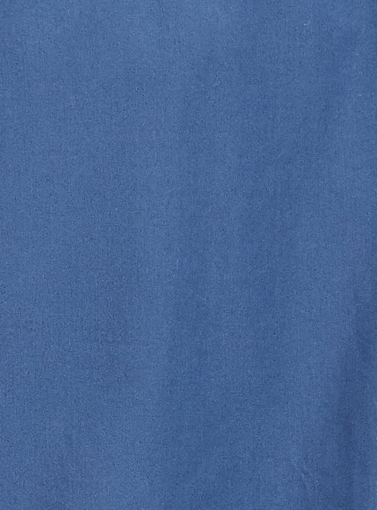 URB_N Men Relaxed Fit Solid Flap Pocket Shirt