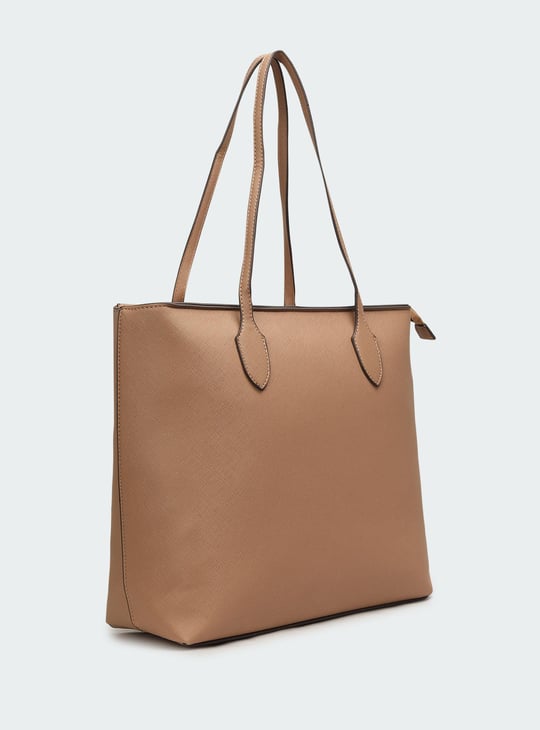 Women Solid Tote Bag