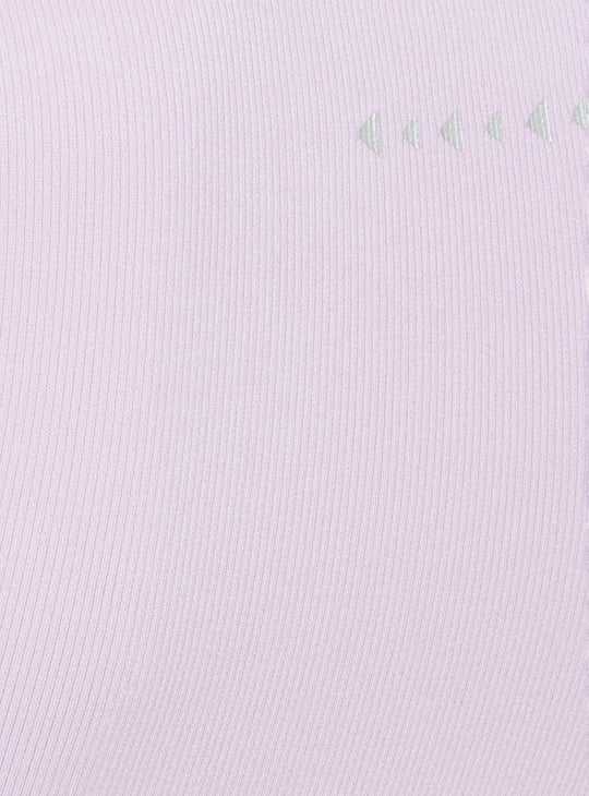 Women Ribbed Sports T-shirt