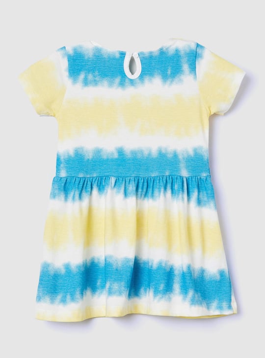 princess polly baby blue dress Dyegold Maxi Dress Tie Dye Summer Dresses for Women T Shirt Dress Round  Neck Short Sleeve Loose Causal Long Sundresses