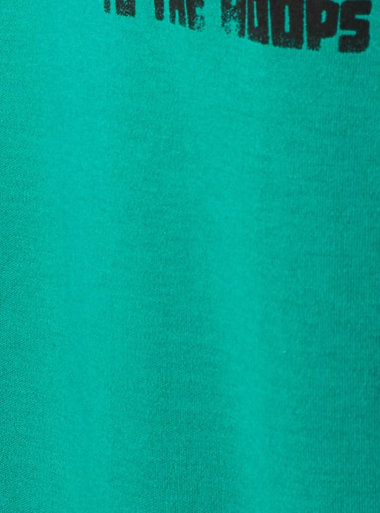 Men Oversized Back Printed T-shirt