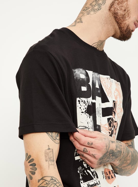 Men Sports Graphic T-shirt