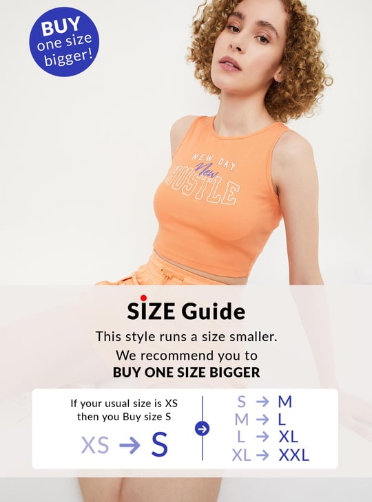 Women Printed Crop Tank Top