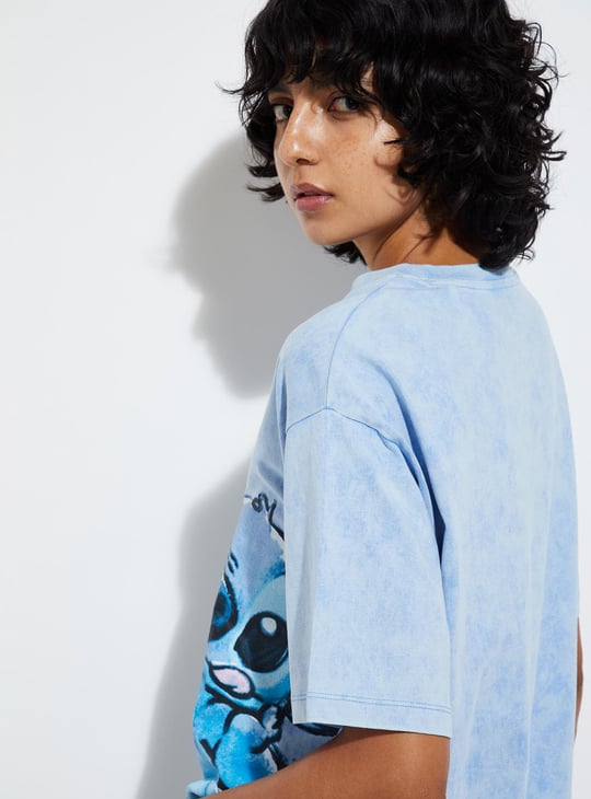 URB_N Women Stitch Printed T-shirt