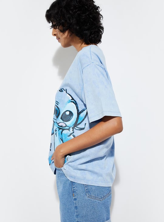 URB_N Women Stitch Printed T-shirt