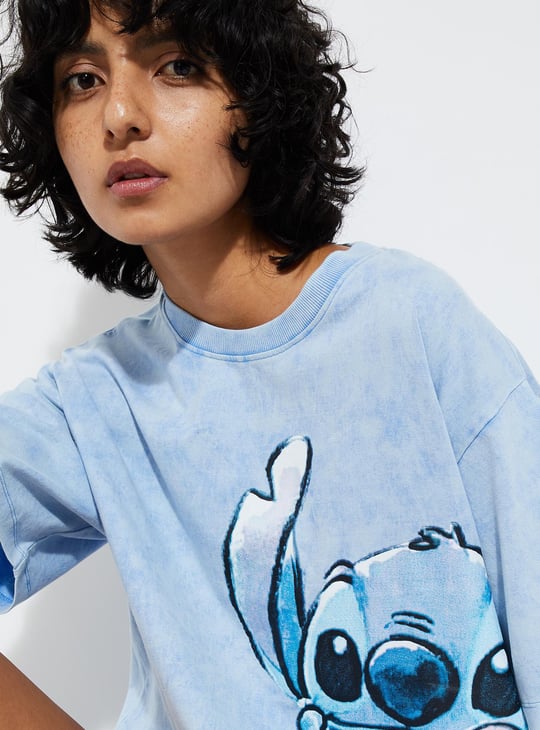 URB_N Women Stitch Printed T-shirt