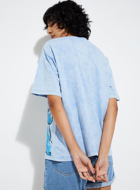 URB_N Women Stitch Printed T-shirt