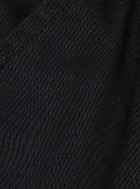 Boys Solid Cargo Shorts