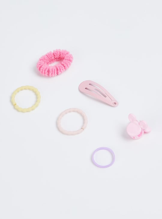 Girls Assorted Hair Accessories with Bunny-Shaped Box