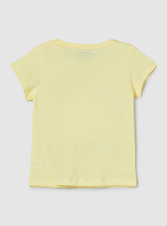 Girls Metallic Printed T-shirt