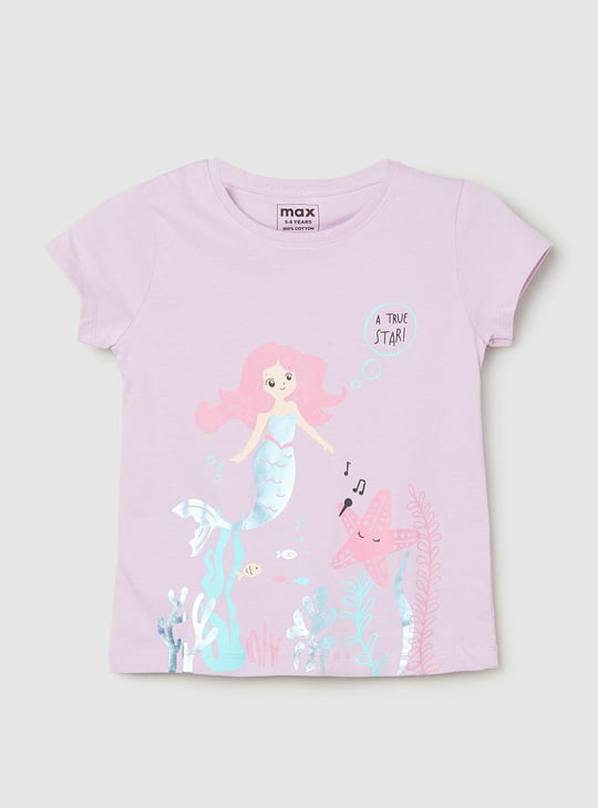 Girls Graphic Printed T-shirt