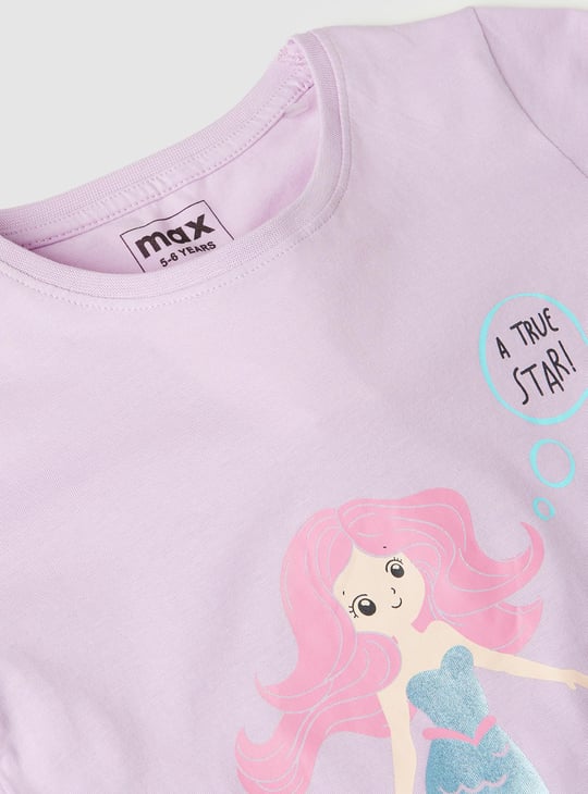 Girls Graphic Printed T-shirt