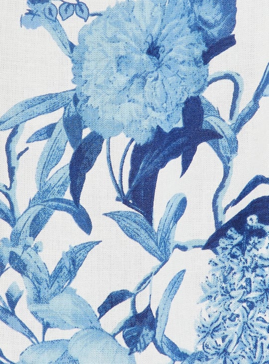 Women Printed Flutter Sleeve A-line Dress