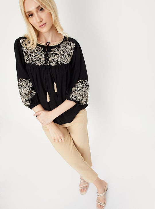 Women Embroidered Top