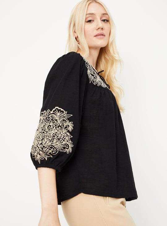 Women Embroidered Top