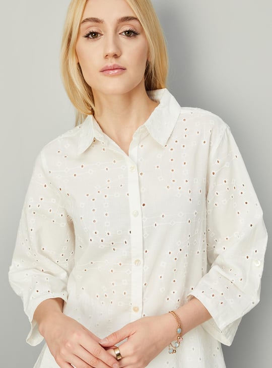 Women Schiffli Casual Tunic