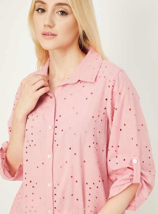 Women Schiffli Casual Tunic